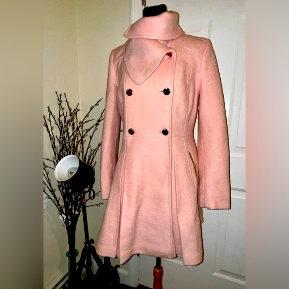 🧥 Winter GUESS Envelope Collar double breasted coat - Picture 2 of 12